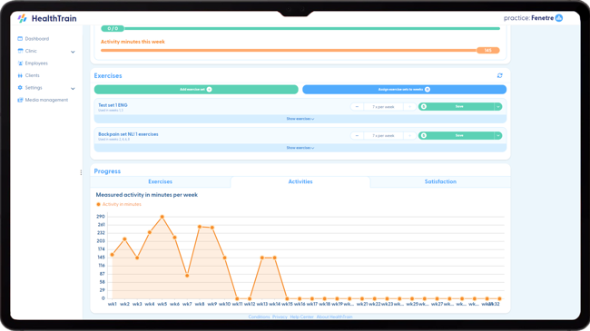 Zorg applicatie programma clienten