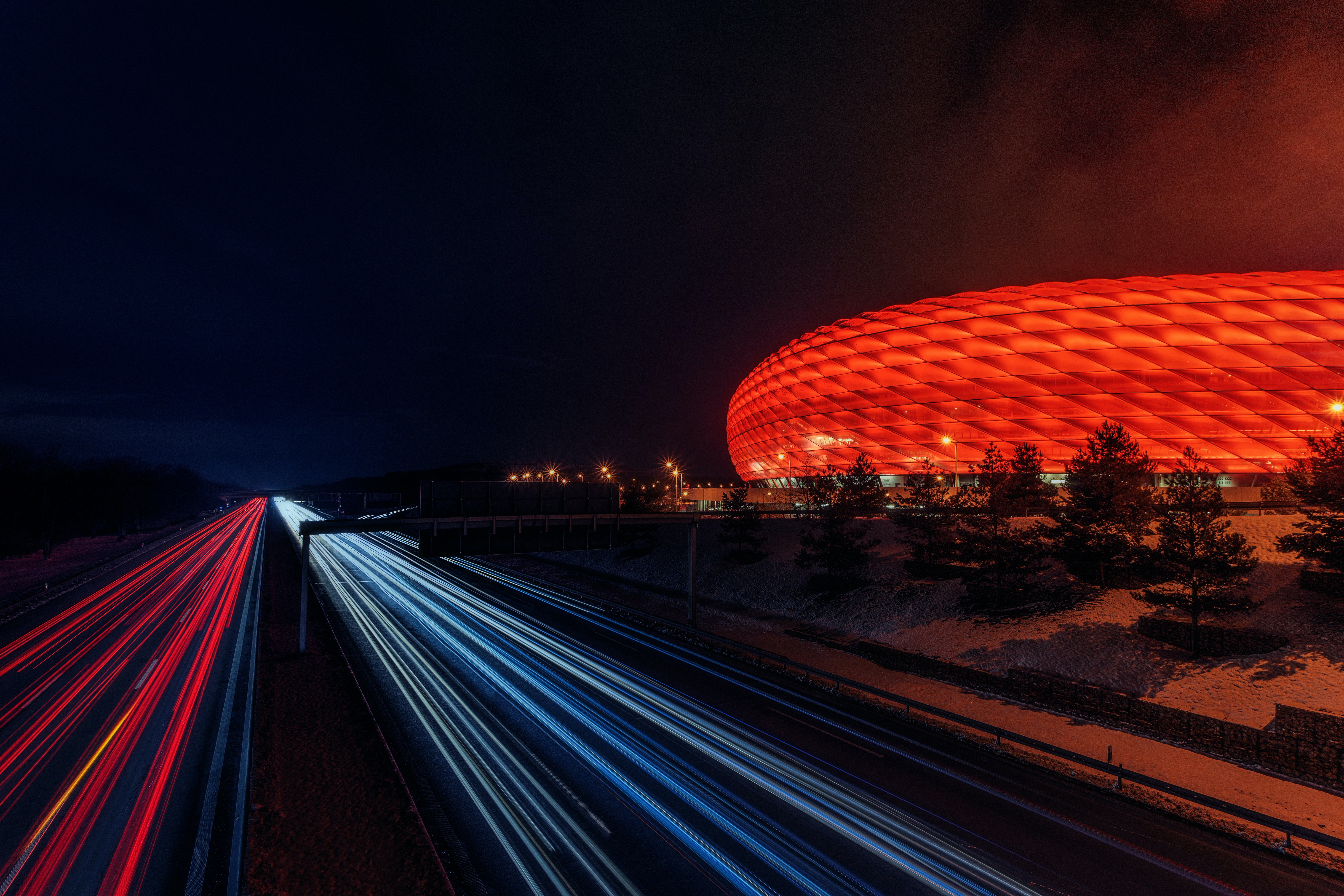 Allianz Arena motion blur